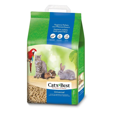 Rodent litter, hay