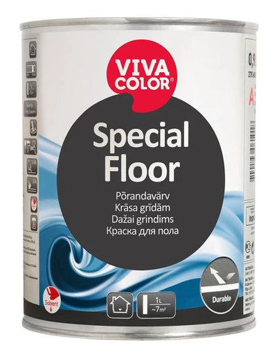 Floor paints, waxes