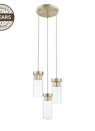 Pendant lamp DOMOL PORTO 20101AB-3Y 3X25W