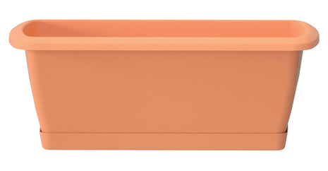 Prosperplast Respana balkono gėlių dėžė, terakotos spalvos, 78,6 × 18,4 × 14,5 cm