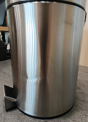 BESK kroomitud pedaaliga prügikast, 5 l